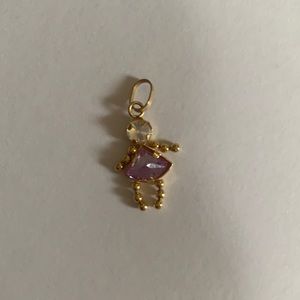 Baby girl charm